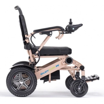 Кресло-коляска электр. MET Compact 35 (REPOW Power Wheel Chair-T610A MT-C35) цвет рамы розовый - 5