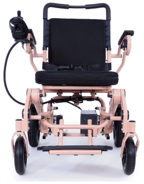 Кресло-коляска электр. MET Compact 35 (REPOW Power Wheel Chair-T610A MT-C35) цвет рамы розовый - 2